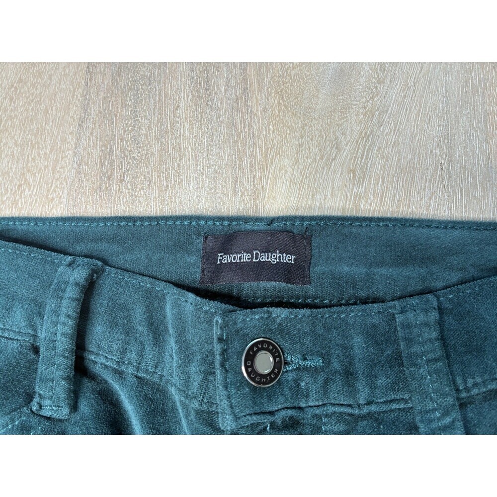 Favorite Daughter The Mischa Wide Leg Velveteen Pants in Hayward Green Size 30 - Picture 5 of 14